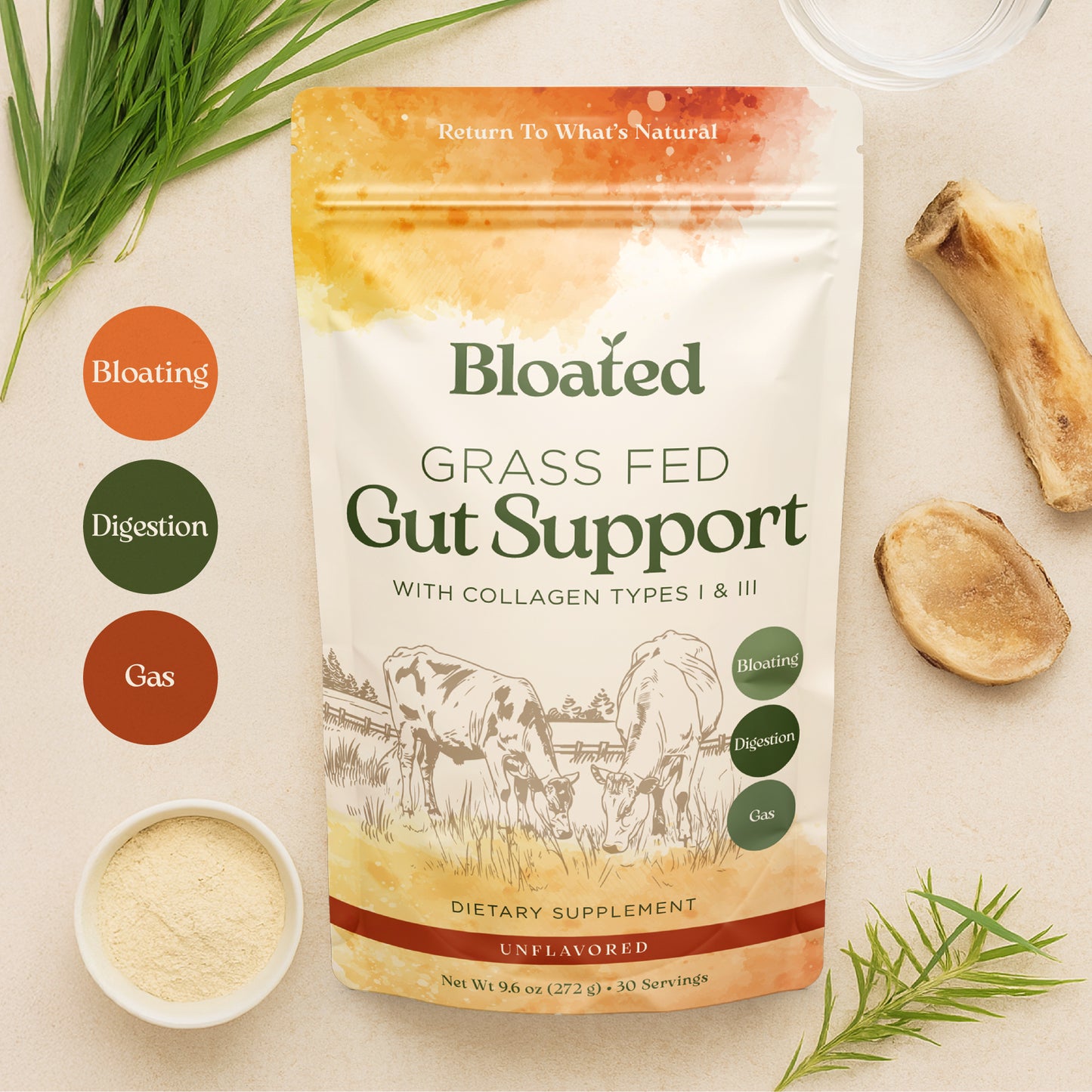 Grass Fed Gut Support (30 Servings)